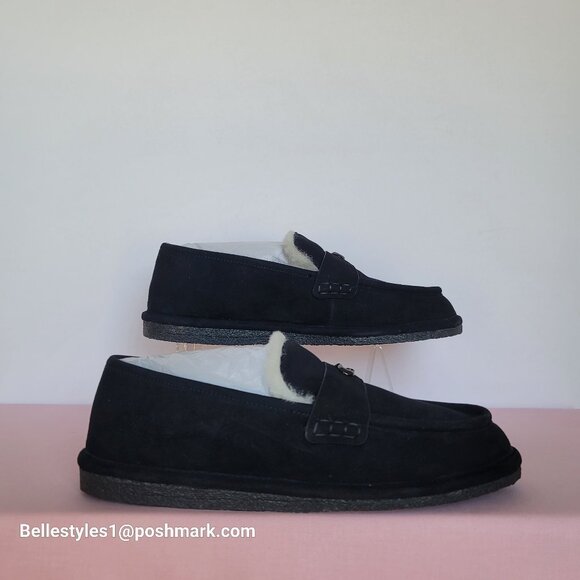 COACH Forest Slipper In Suede- Women’s Size 9B- Black color⭐ - Picture 10 of 16